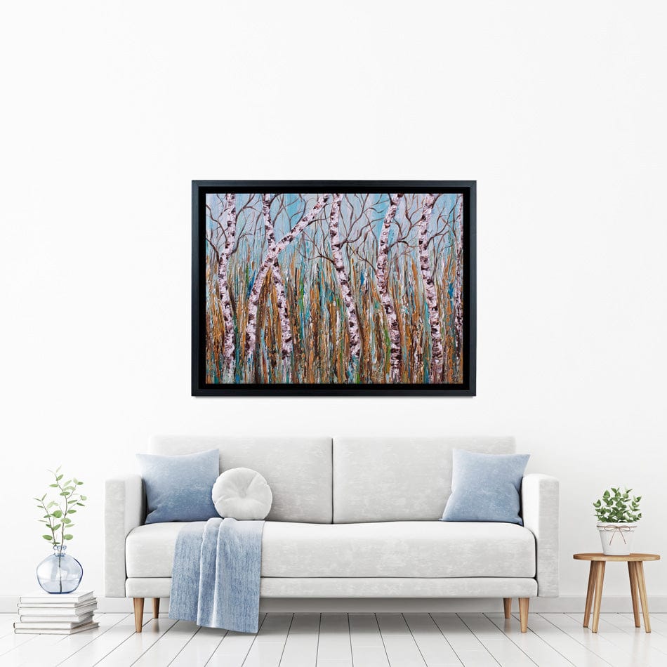 Birches Canvas Print wall art product Olga Tkachyk