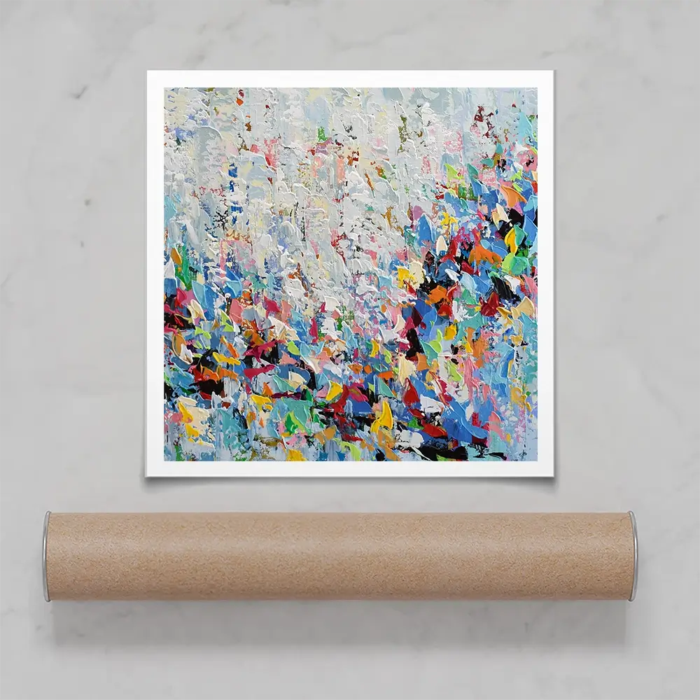 Bird Abstract Square Art Print Bird Abstract Square Art Print wall art product Olga Tkachyk