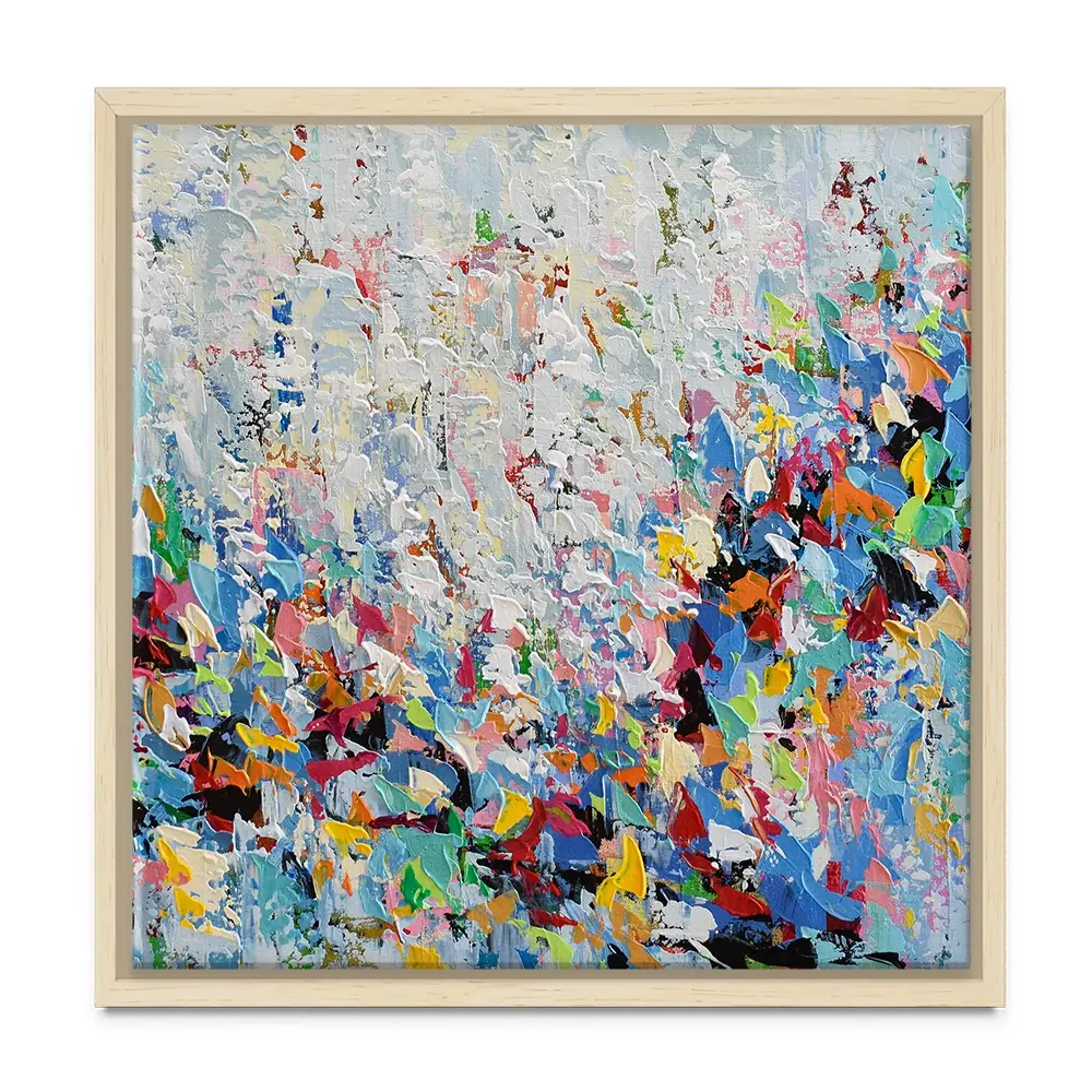 Bird Abstract Square Canvas Print Bird Abstract Square Canvas Print wall art product Olga Tkachyk