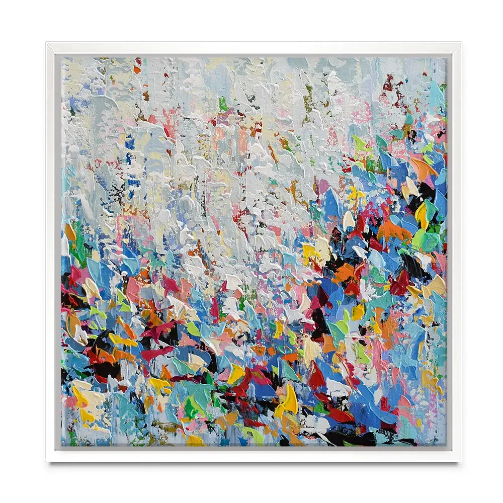 Bird Abstract Square Canvas Print Bird Abstract Square Canvas Print wall art product Olga Tkachyk