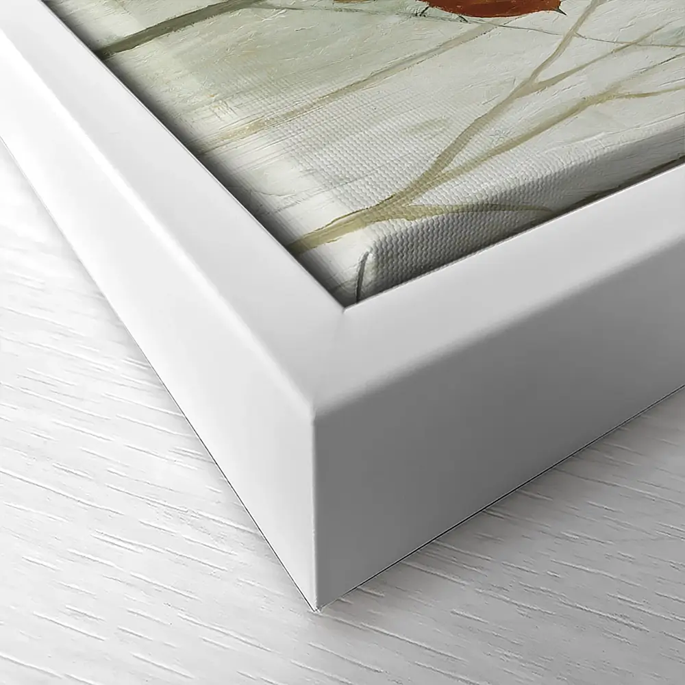 Birds In The Winter Wood Canvas Print Birds In The Winter Wood Canvas Print wall art product Chromatic Storm Studio