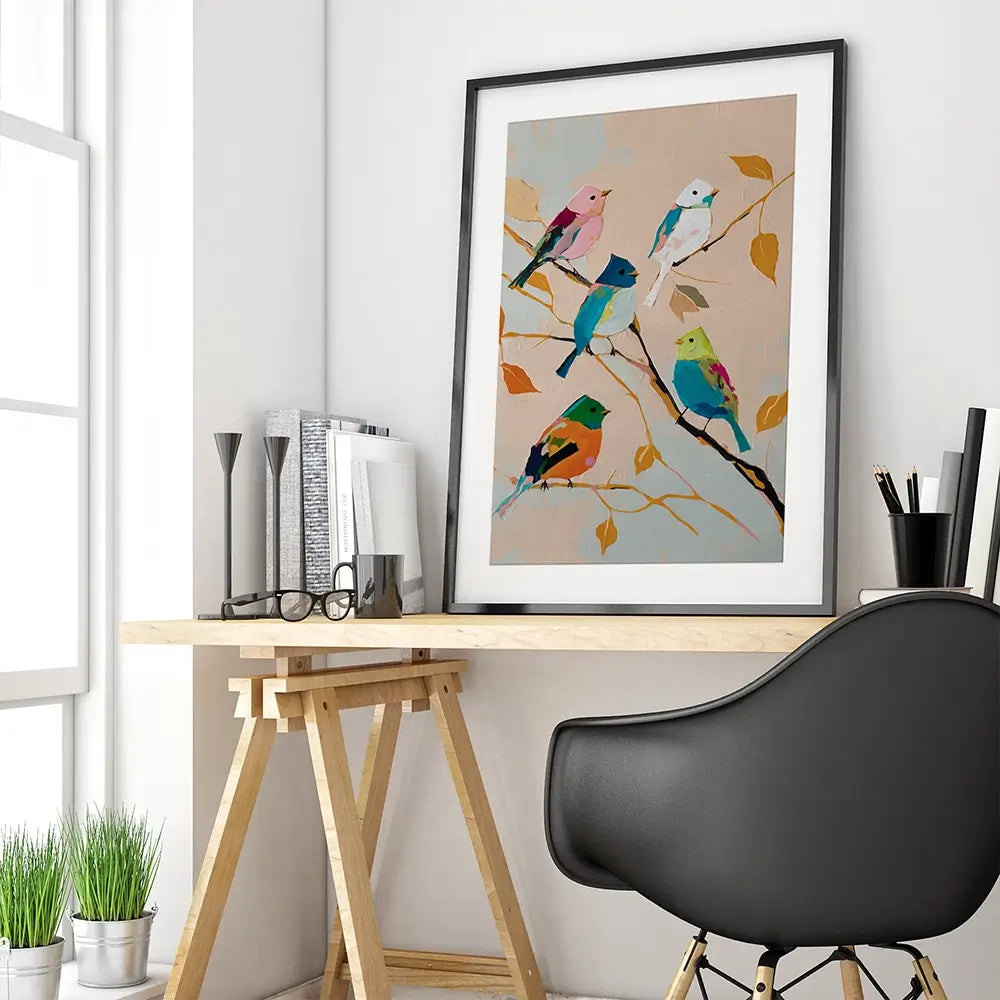 Birds In Wonderland Framed Art Print Birds In Wonderland Framed Art Print wall art product Svetlana Aleynikova