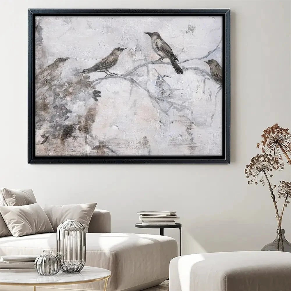 Birdsong In Abstract Canvas Print Birdsong In Abstract Canvas Print wall art product Svetlana Aleynikova