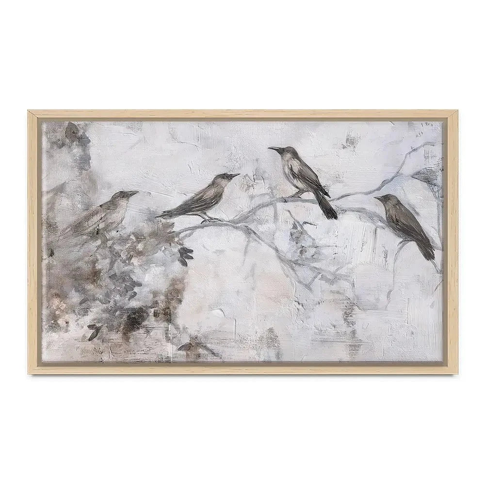 Birdsong In Abstract Canvas Print Birdsong In Abstract Canvas Print wall art product Svetlana Aleynikova