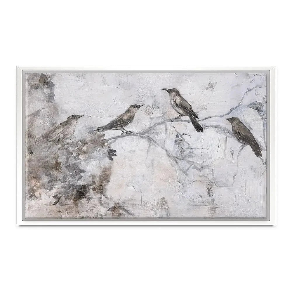 Birdsong In Abstract Canvas Print Birdsong In Abstract Canvas Print wall art product Svetlana Aleynikova