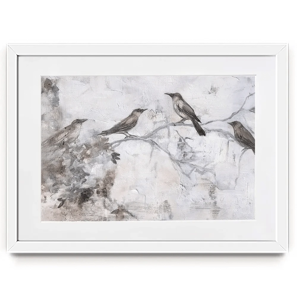 Birdsong In Abstract Framed Art Print Birdsong In Abstract Framed Art Print wall art product Svetlana Aleynikova
