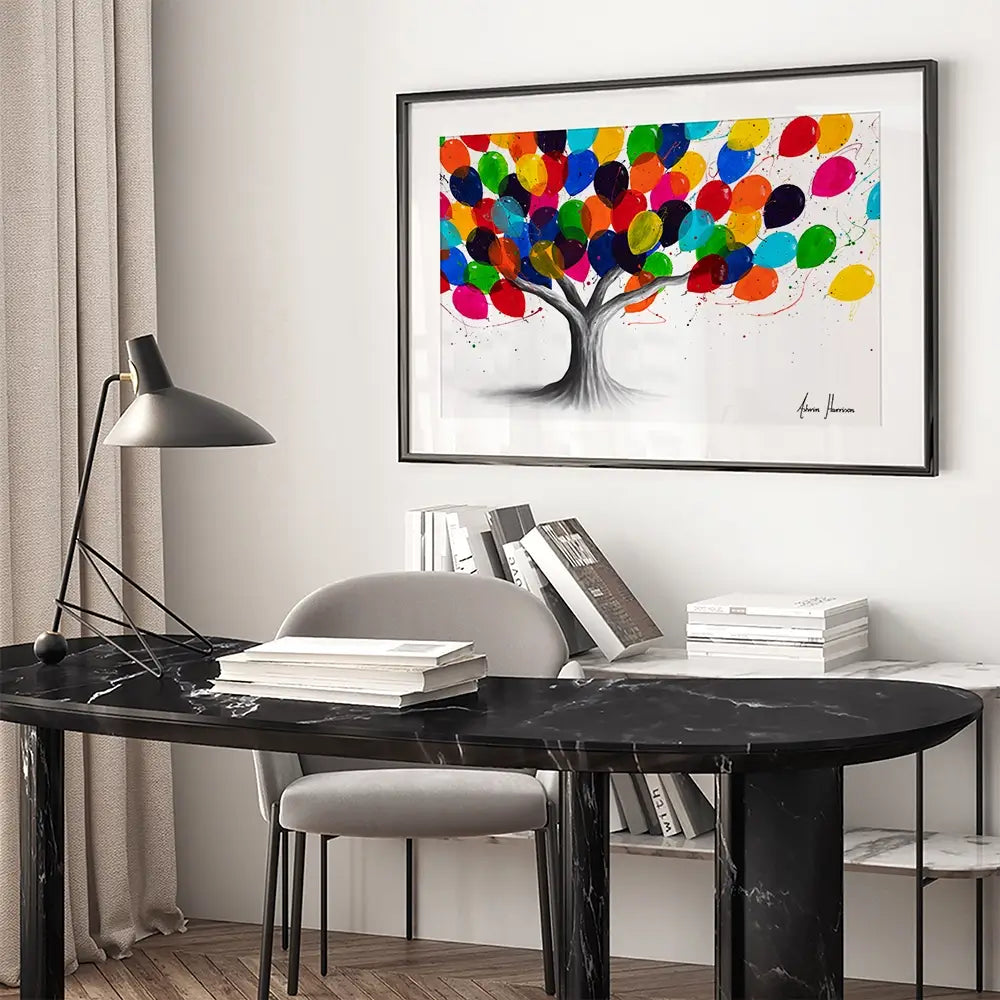 Birthday Tree Framed Art Print Birthday Tree Framed Art Print wall art product Ashvin Harrison