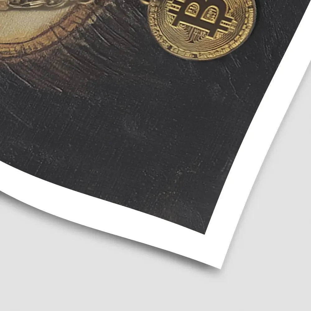 Bitcoin Smile Art Print Bitcoin Smile Art Print wall art product Svetlana Aleynikova