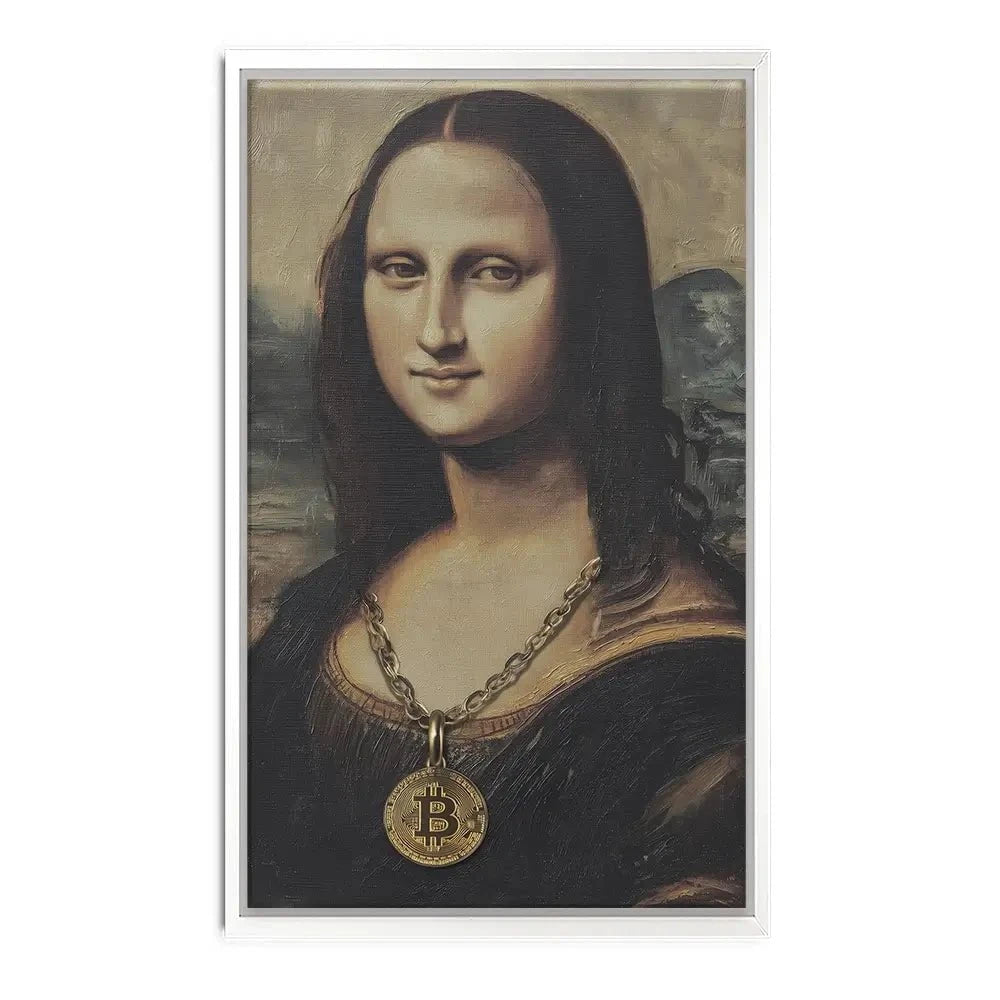 Bitcoin Smile Canvas Print Bitcoin Smile Canvas Print wall art product Svetlana Aleynikova