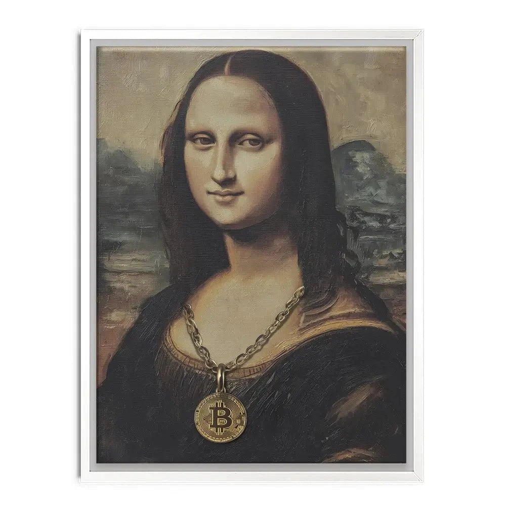 Bitcoin Smile Canvas Print Bitcoin Smile Canvas Print wall art product Svetlana Aleynikova