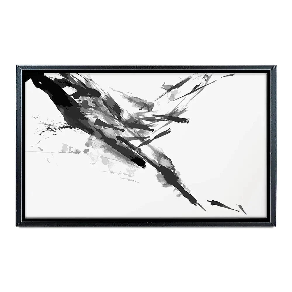 Black And White Abstract Canvas Print Black And White Abstract Canvas Print wall art product shooarts / Shutterstock
