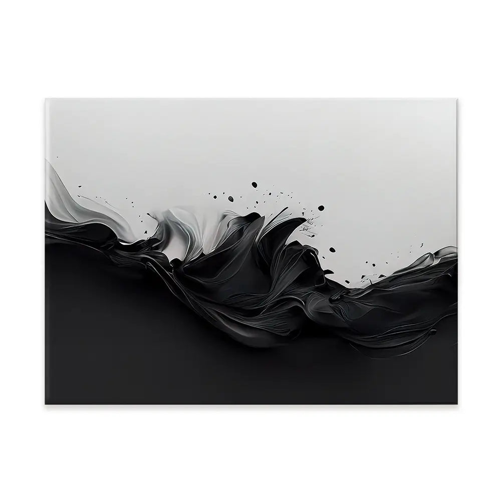 Black And White Boundary Canvas Print Black And White Boundary Canvas Print wall art product Fortis Design / Shutterstock