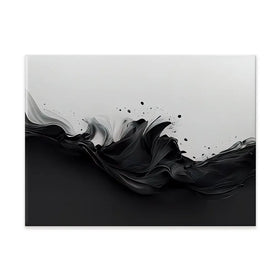 Black And White Boundary Canvas Print Black And White Boundary Canvas Print wall art product Fortis Design / Shutterstock
