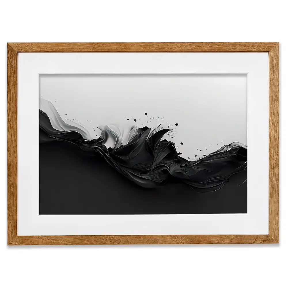 Black And White Boundary Framed Art Print Black And White Boundary Framed Art Print wall art product Fortis Design / Shutterstock