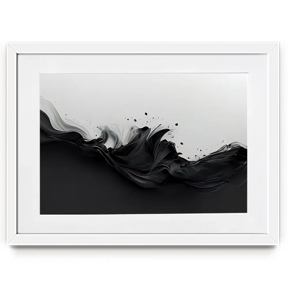Black And White Boundary Framed Art Print Black And White Boundary Framed Art Print wall art product Fortis Design / Shutterstock