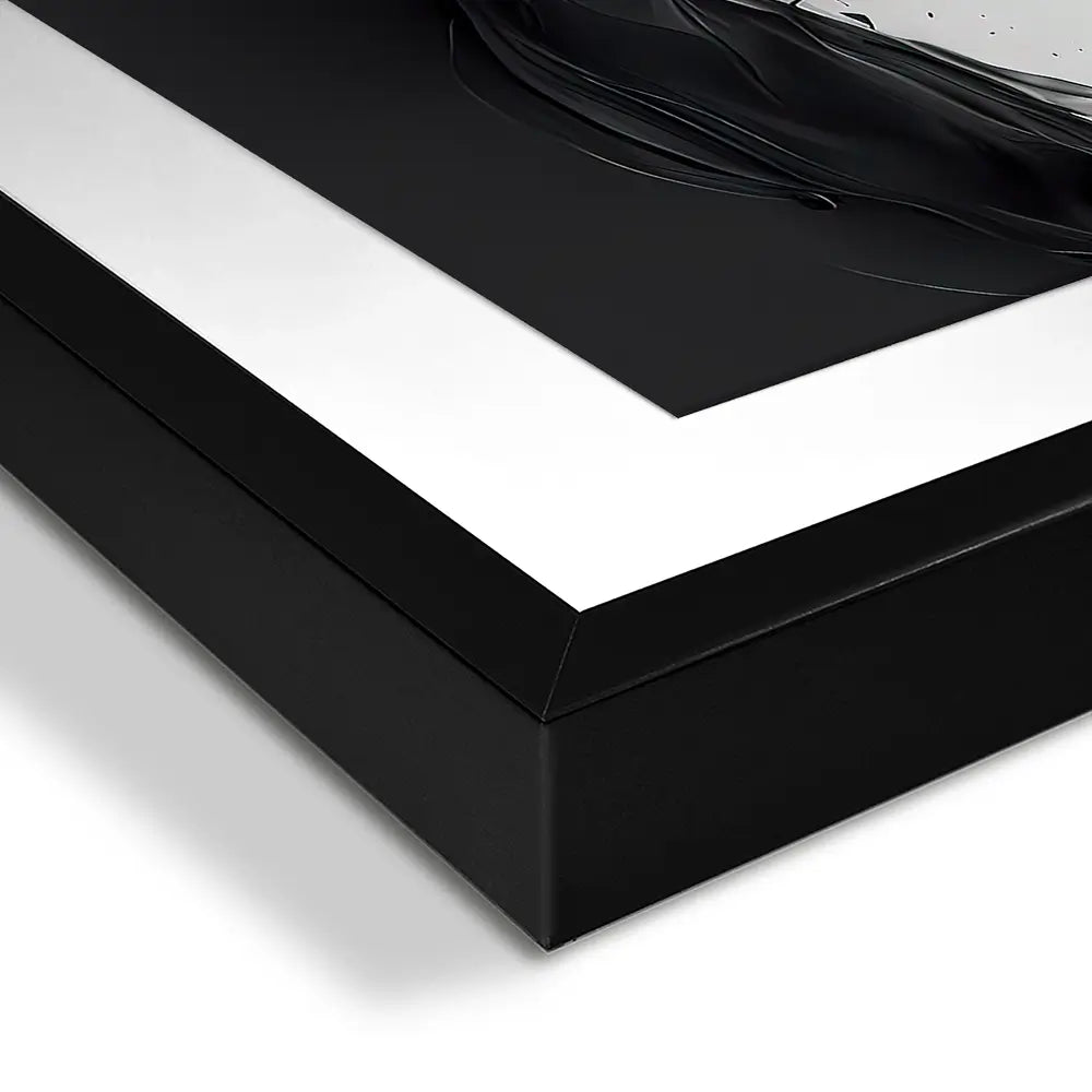 Black And White Boundary Framed Art Print Black And White Boundary Framed Art Print wall art product Fortis Design / Shutterstock