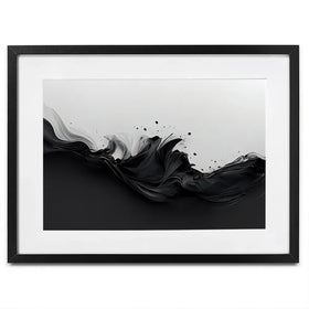 Black And White Boundary Framed Art Print Black And White Boundary Framed Art Print wall art product Fortis Design / Shutterstock