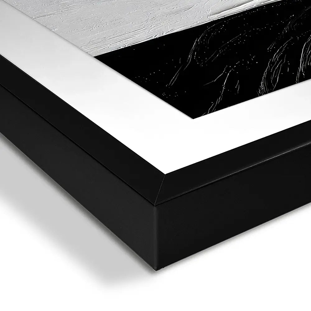 Black And White Floral Framed Art Print Black And White Floral Framed Art Print wall art product LSR Design Studio - Independent