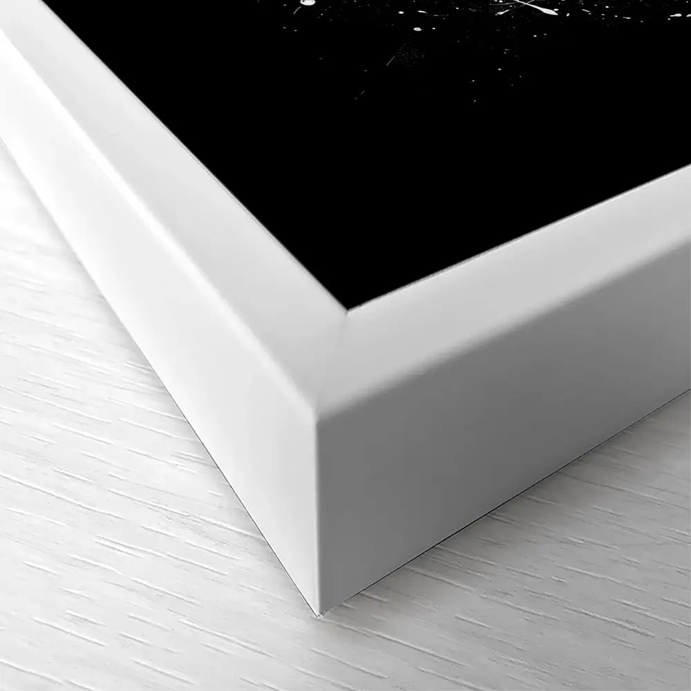 Black And White Skull Square Canvas Print Black And White Skull Square Canvas Print wall art product Aimee Linzi