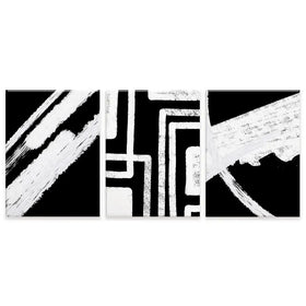 Black And White Trio Canvas Print Black And White Trio Canvas Print wall art product Yuli Saputra