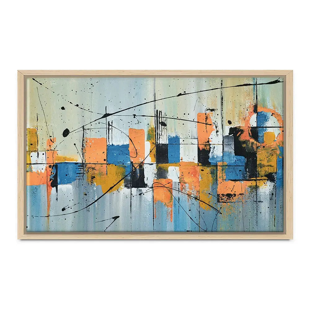 Black Splat Canvas Print Black Splat Canvas Print wall art product Art Print Shop