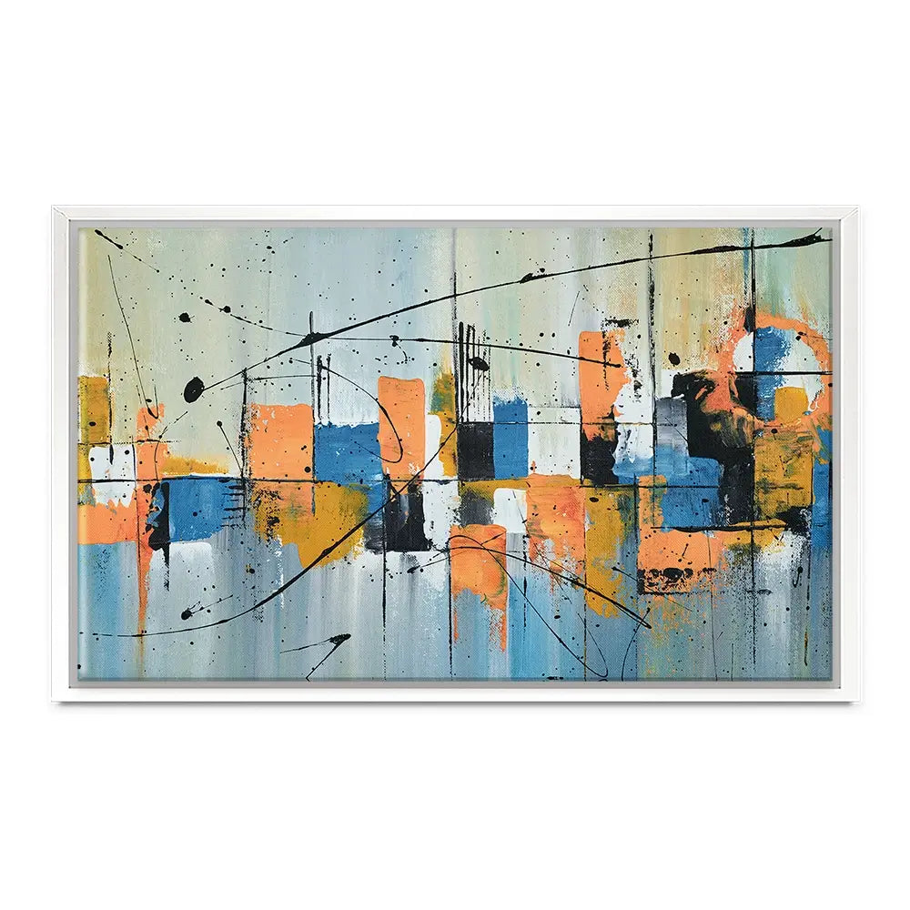 Black Splat Canvas Print Black Splat Canvas Print wall art product Art Print Shop