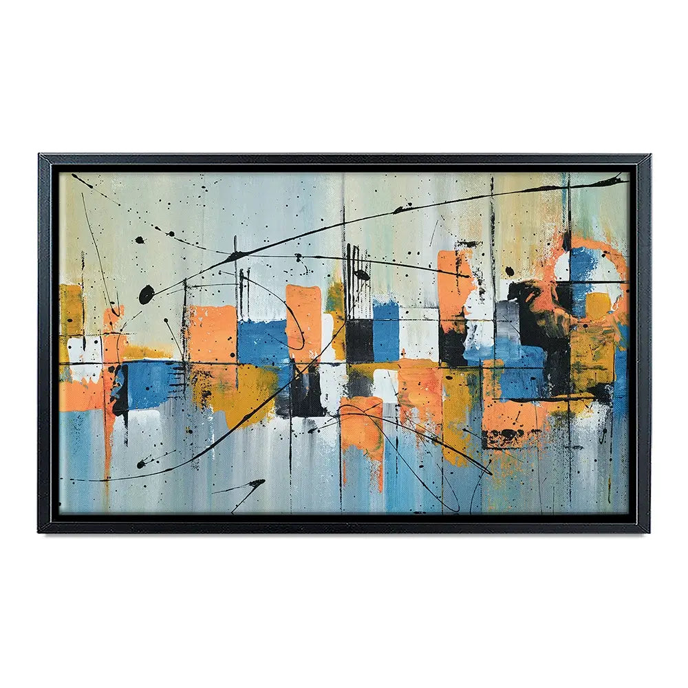 Black Splat Canvas Print Black Splat Canvas Print wall art product Art Print Shop