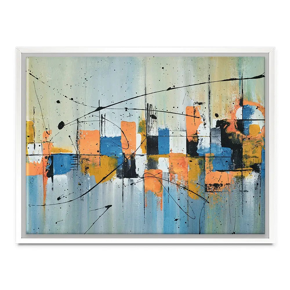 Black Splat Canvas Print Black Splat Canvas Print wall art product Art Print Shop