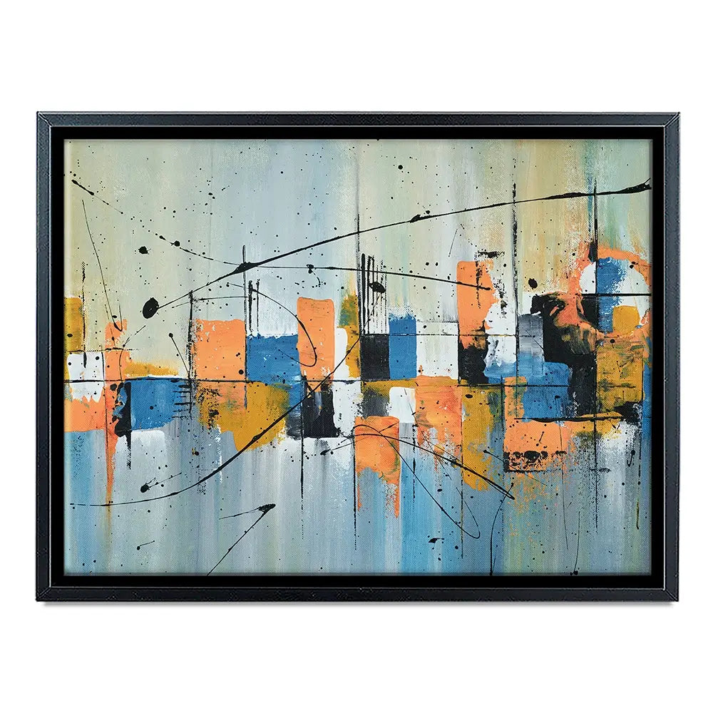 Black Splat Canvas Print Black Splat Canvas Print wall art product Art Print Shop