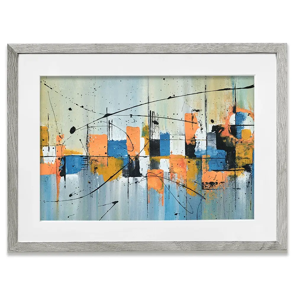 Black Splat Framed Art Print Black Splat Framed Art Print wall art product Art Print Shop