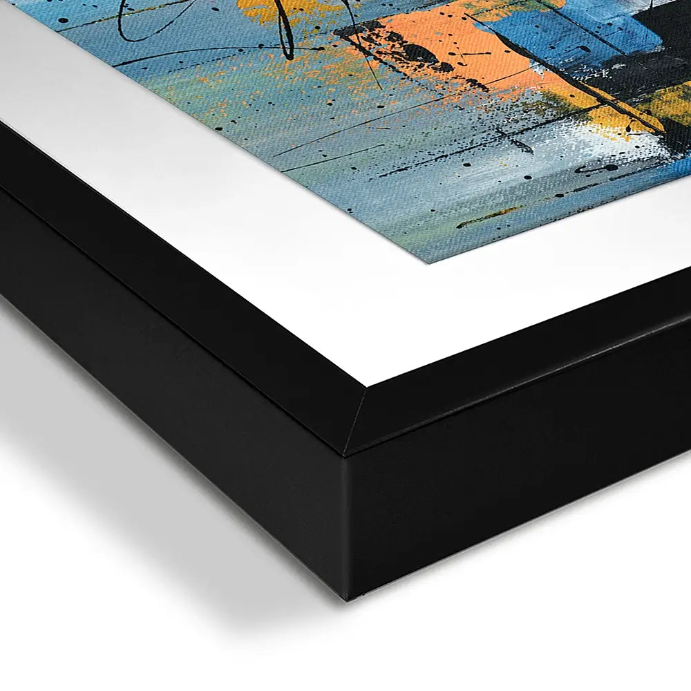 Black Splat Framed Art Print Black Splat Framed Art Print wall art product Art Print Shop