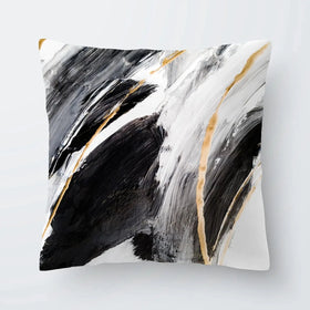 Black White And Grey Cushion Black White And Grey Cushion wall art product Adelina ART / Shutterstock