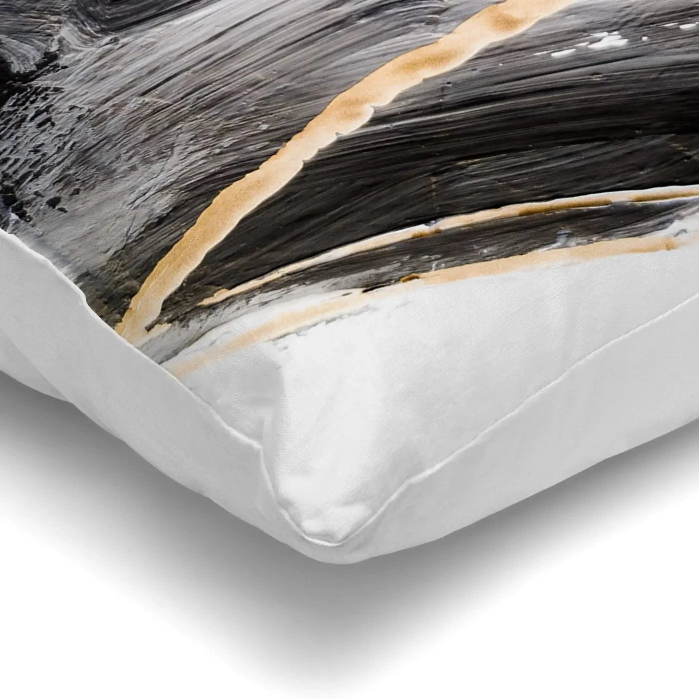 Black White And Grey Cushion Black White And Grey Cushion wall art product Adelina ART / Shutterstock