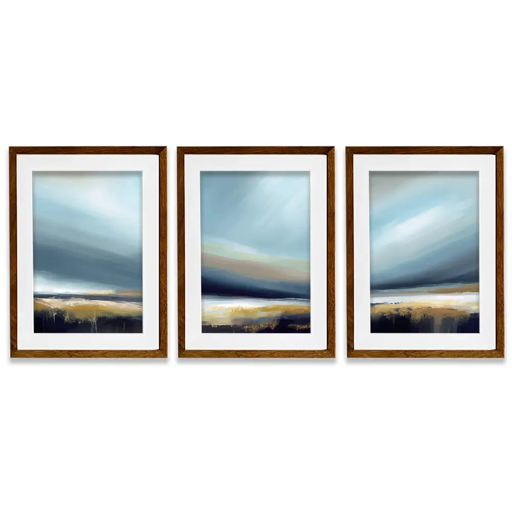 Blended Sky Framed Art Print Trio Blended Sky Framed Art Print Trio wall art product Art Print Shop