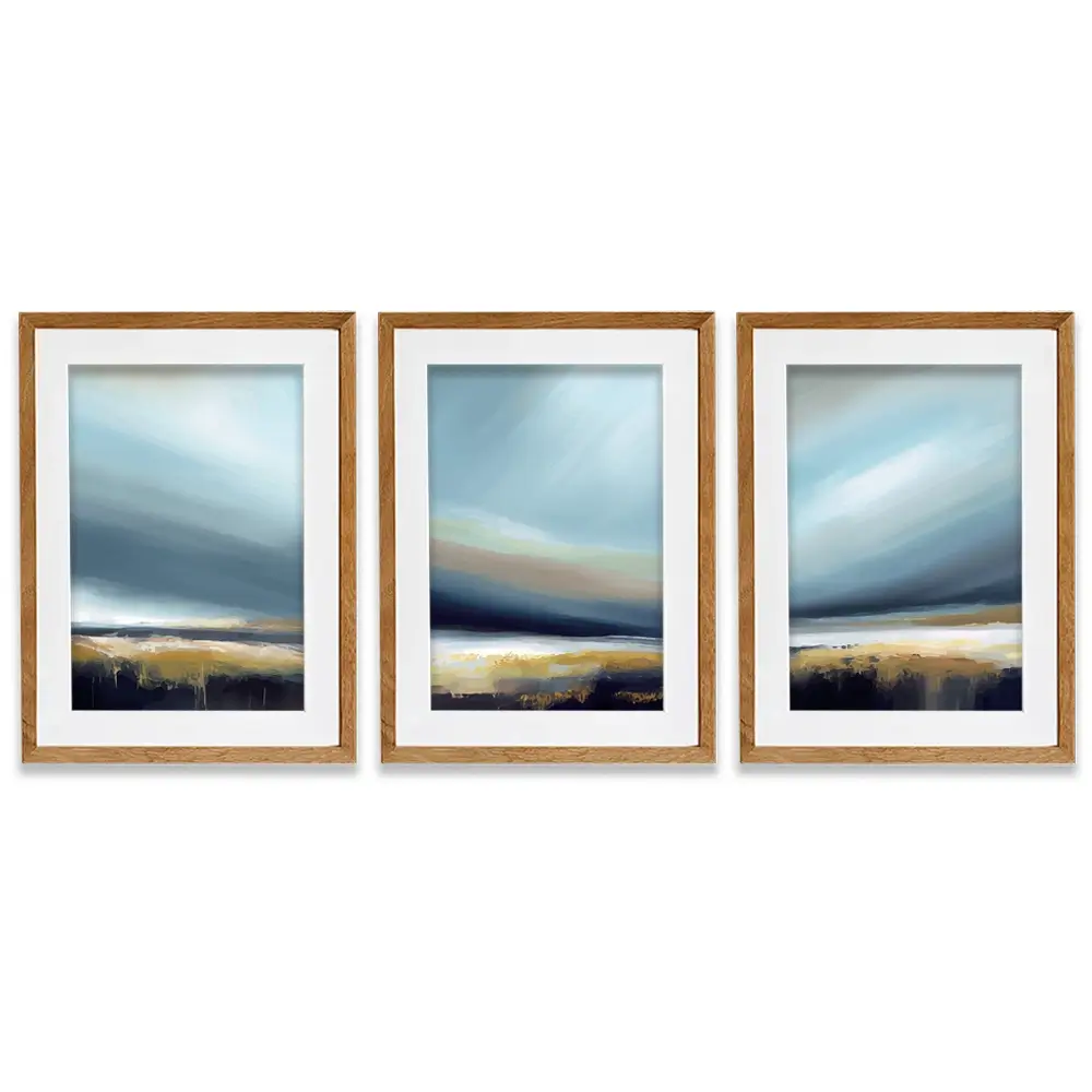 Blended Sky Framed Art Print Trio Blended Sky Framed Art Print Trio wall art product Art Print Shop