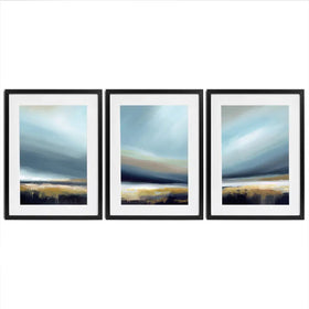 Blended Sky Framed Art Print Trio Blended Sky Framed Art Print Trio wall art product Art Print Shop
