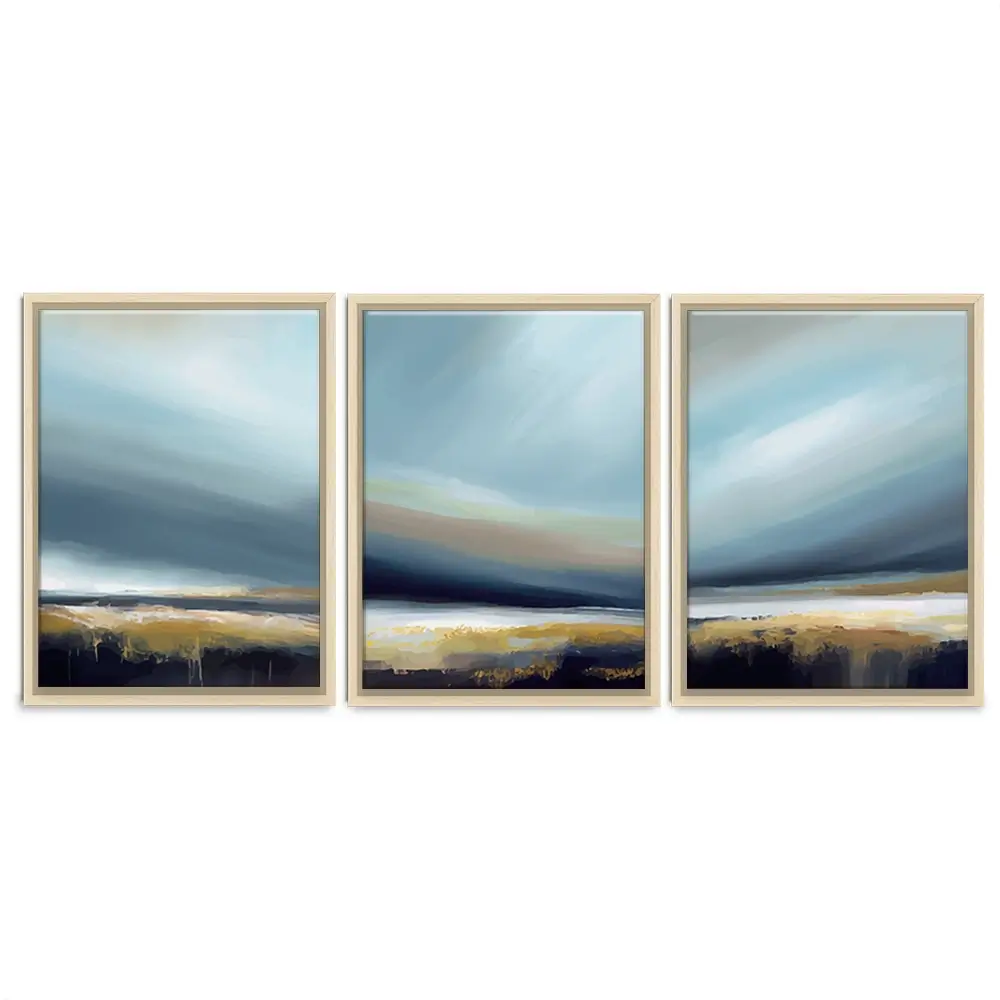 Blended Sky Trio Canvas Print Blended Sky Trio Canvas Print wall art product Art Print Shop