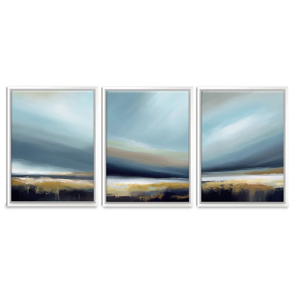 Blended Sky Trio Canvas Print Blended Sky Trio Canvas Print wall art product Art Print Shop