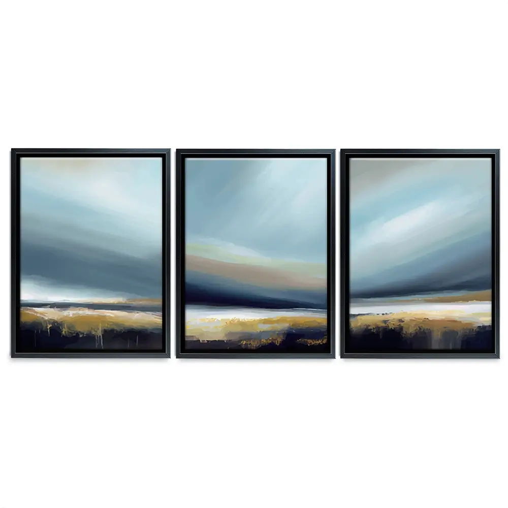 Blended Sky Trio Canvas Print Blended Sky Trio Canvas Print wall art product Art Print Shop