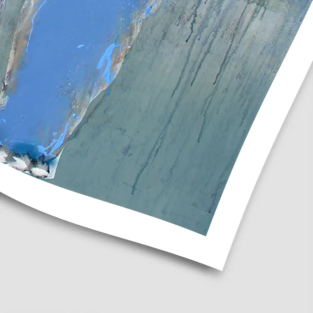 Bleu Monkey Square Art Print Bleu Monkey Square Art Print wall art product Studio Paint-Ing