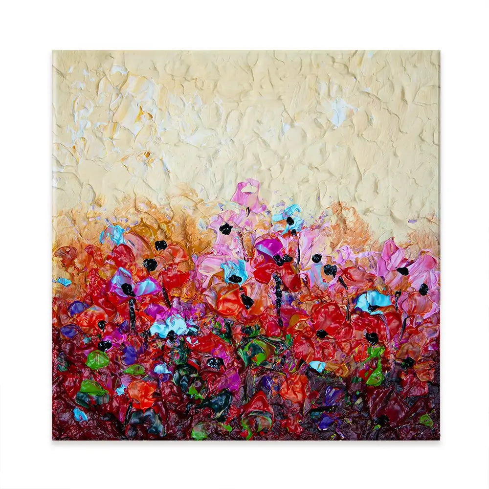 Bliss 2 Square Canvas Print Bliss 2 Square Canvas Print wall art product Osnat Tzadok