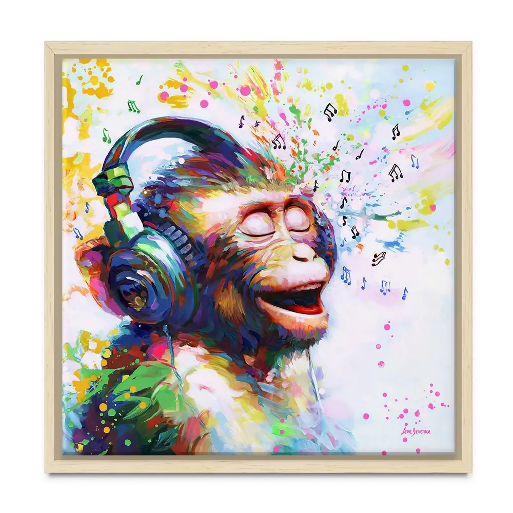 Blissful Beats Canvas Print Blissful Beats Canvas Print wall art product Leon Devenice
