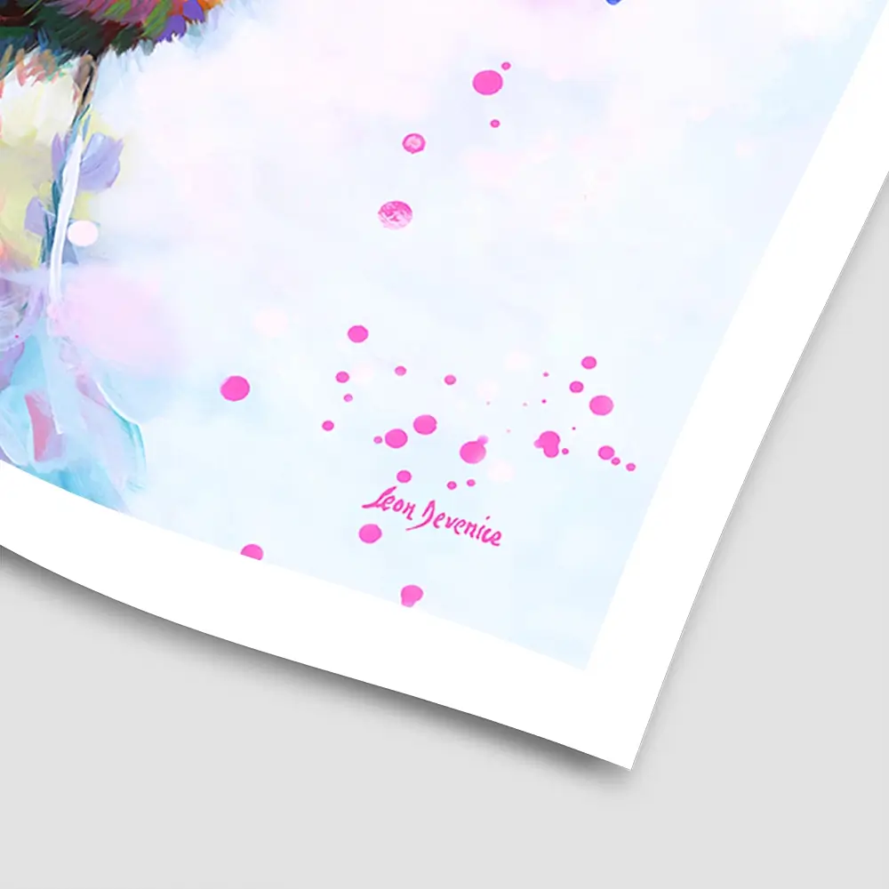 Blissful Beats Square Art Print Blissful Beats Square Art Print wall art product Leon Devenice
