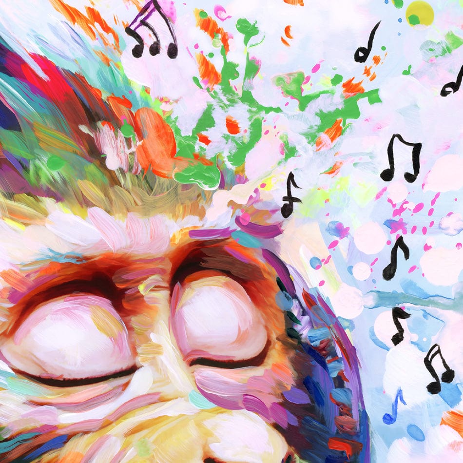 Blissful Beats Square Canvas Print wall art product Ashvin Harrison