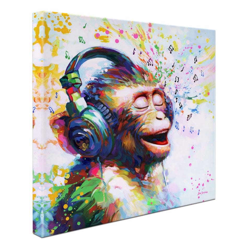 Blissful Beats Square Canvas Print wall art product Ashvin Harrison