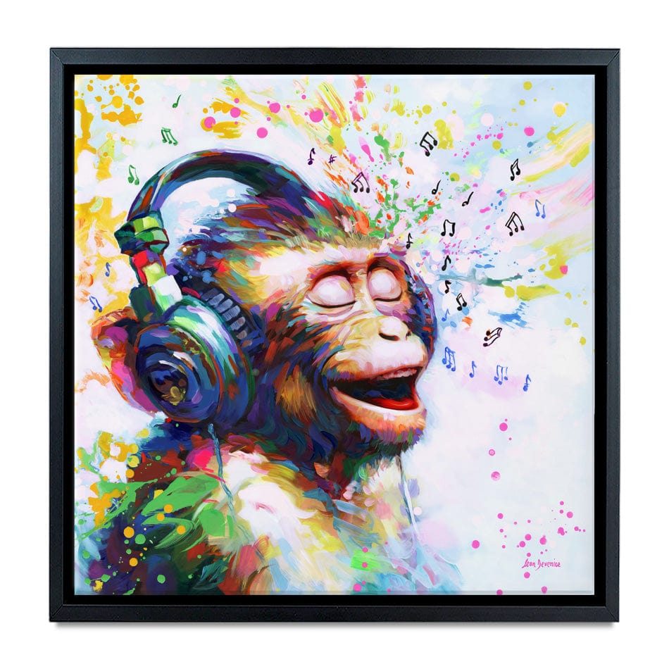 Blissful Beats Square Canvas Print wall art product Ashvin Harrison