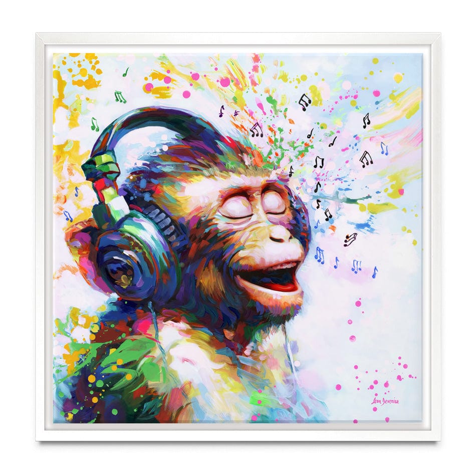 Blissful Beats Square Canvas Print wall art product Ashvin Harrison