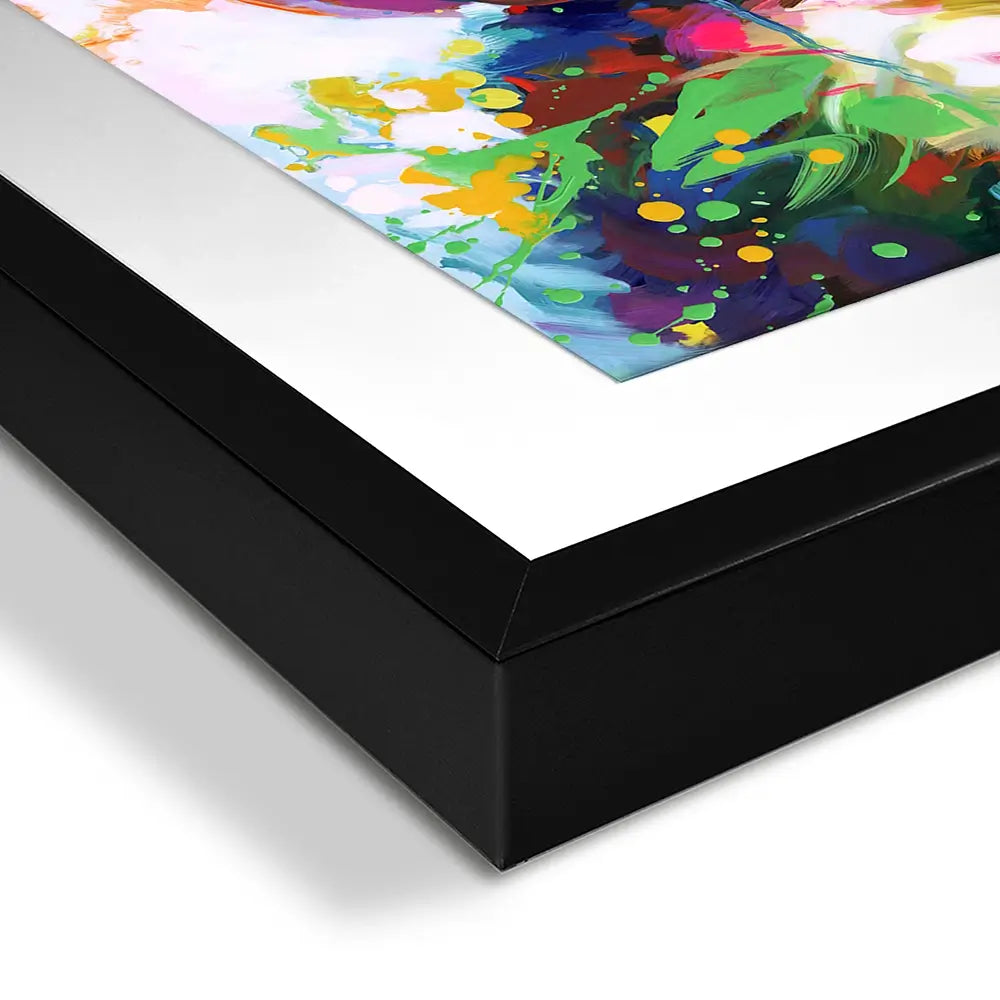 Blissful Beats Square Framed Art Print Blissful Beats Square Framed Art Print wall art product Leon Devenice