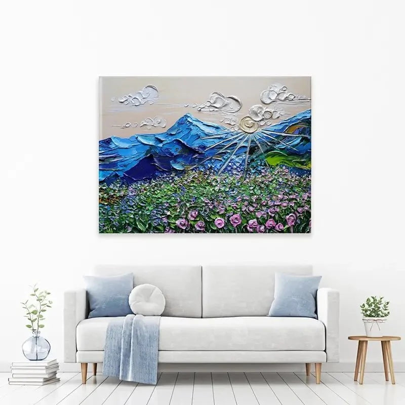 Blissful View Canvas Print Blissful View Canvas Print wall art product Nada Khatib