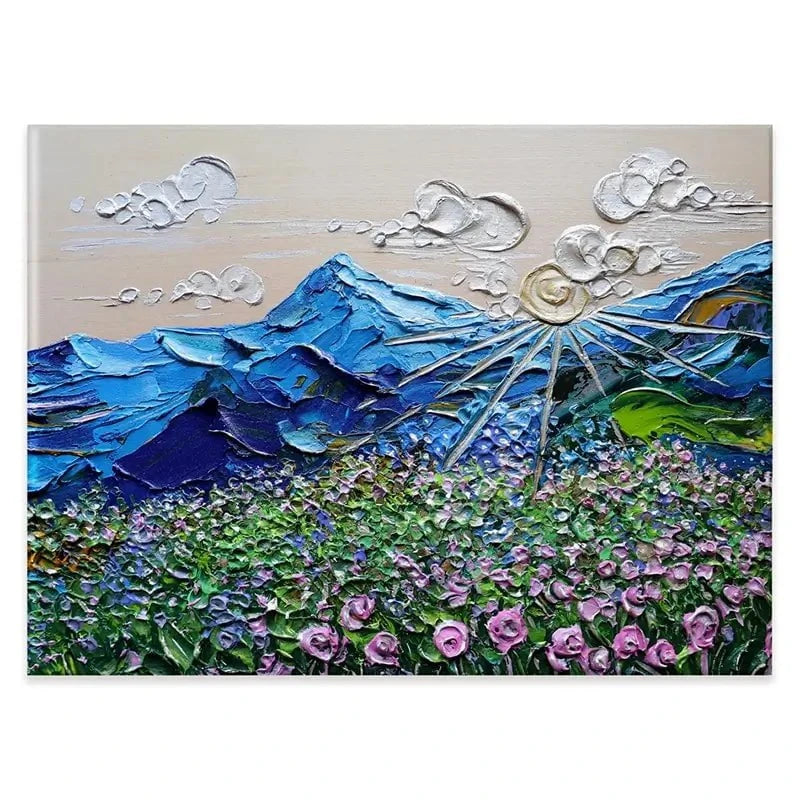 Blissful View Canvas Print Blissful View Canvas Print wall art product Nada Khatib